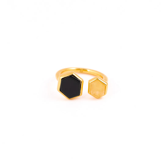 Elemental Toi Et Moi Gold Ring