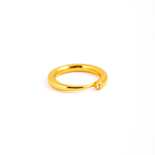 Elemental Simple Gold Ring